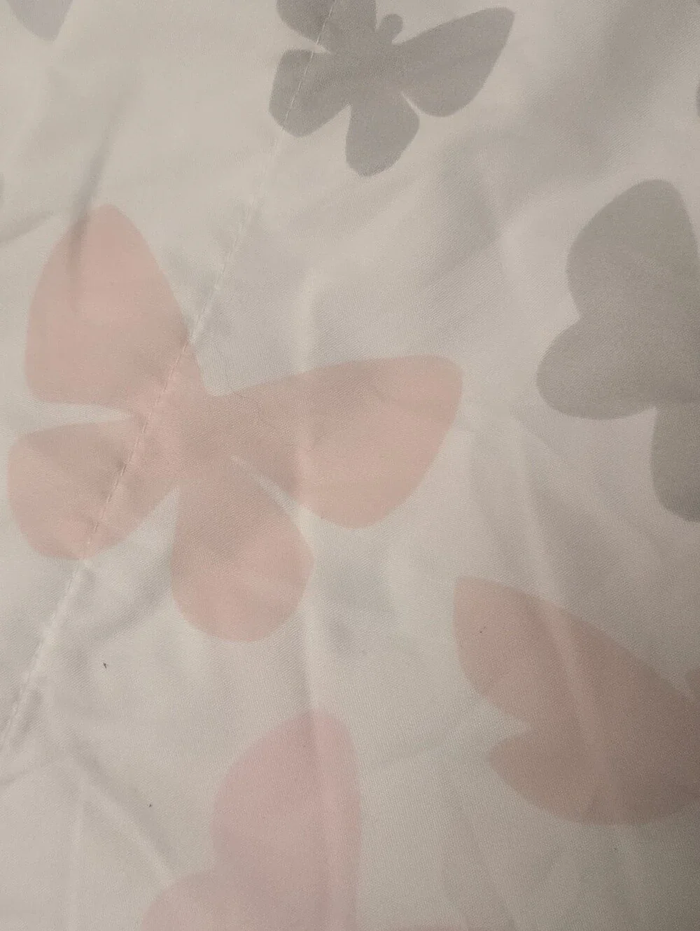 Butterfly Print Twin Flat, Fitted Sheet One Single Standard Pillow Case